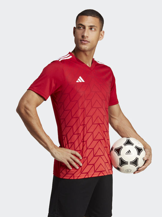 Adidas Team Icon 23 Men's Athletic T-shirt Short Sleeve Dri-Fit Team Power Red 2