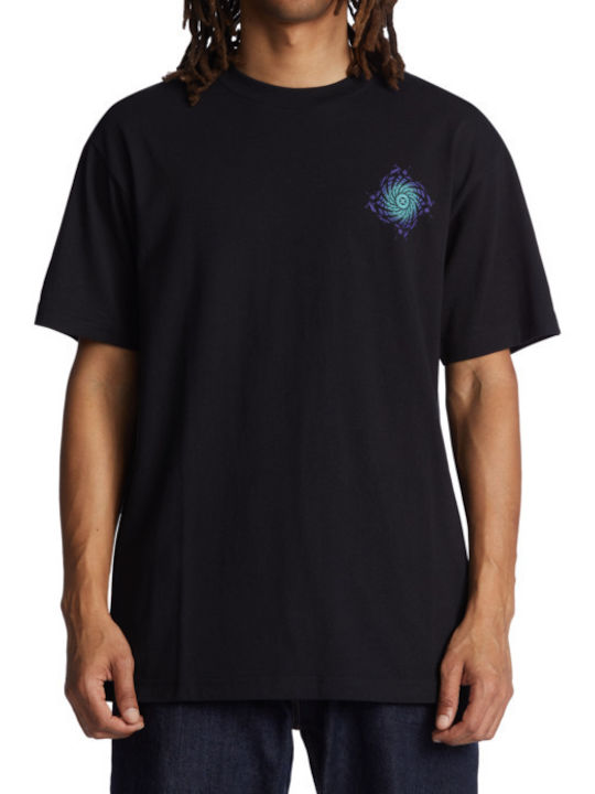DC Ανδρικό T-shirt Μαύρο με Στάμπα