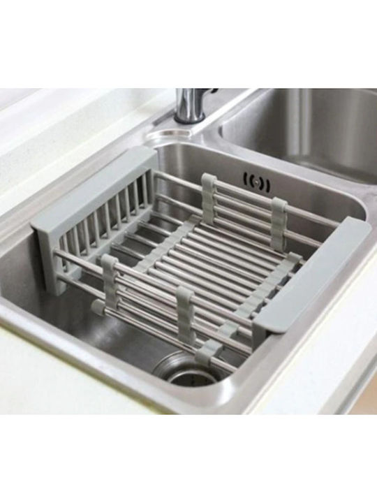 Factory Στραγγιστήρι Γούρνας Inox Γκρι 42x23x23cm