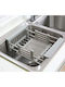 Factory Στραγγιστήρι Γούρνας Inox Γκρι 42x23x23cm