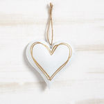 Metallic Pendant Heart