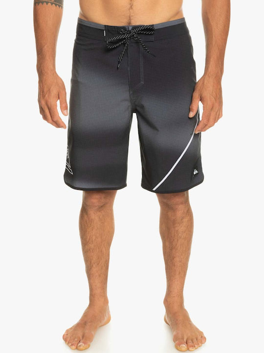 Surfsilk New Wave Men's Swimwear Shorts Black with Patterns