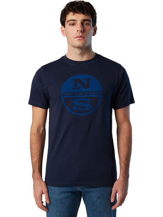T-shirt Navy Μπλε