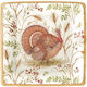 Caspari Golden Harvest Plate for Party 8pcs