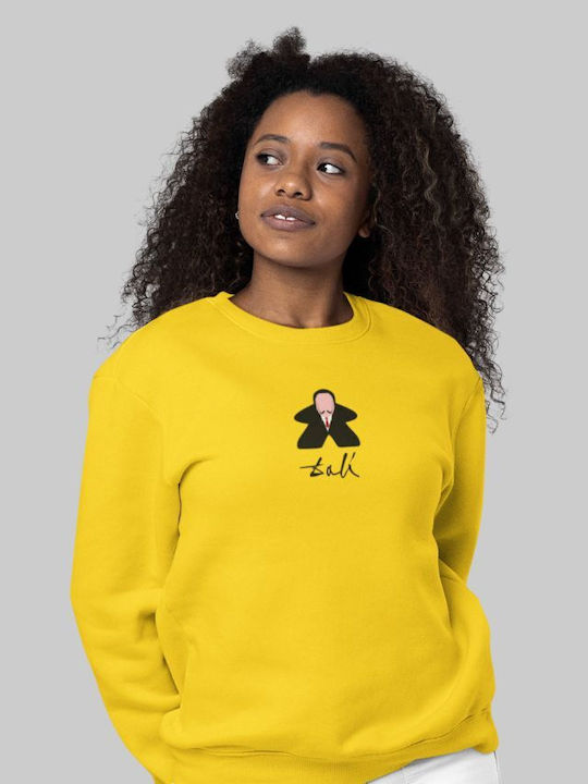 Dali Meeple w Sweatshirt - GOLD