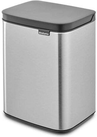 Brabantia Κάδος Bo Small Απορριμμάτων Πλαστικός Ασημί 4lt