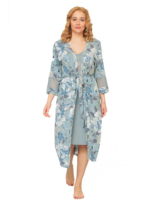 Robe nightgown set (29069)