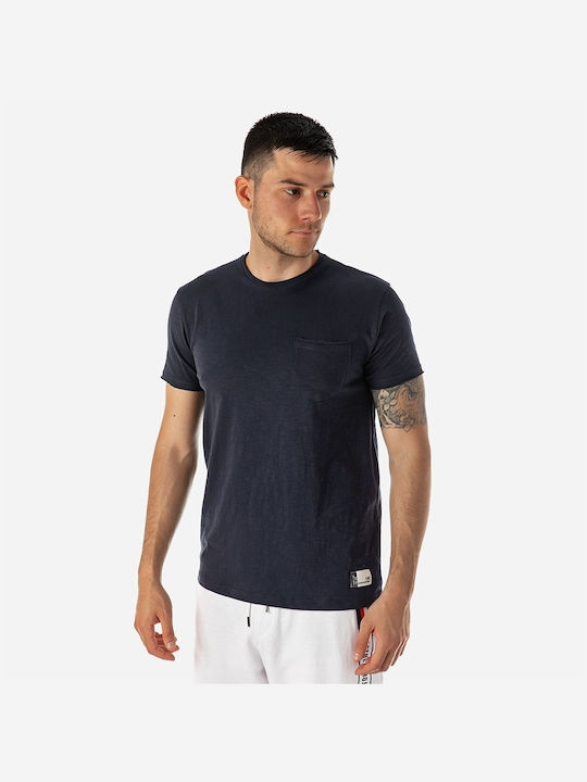 Camaro Herren T-Shirt Kurzarm Marineblau