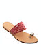 LEATHER SANDAL CLOUDY PINK GOLD