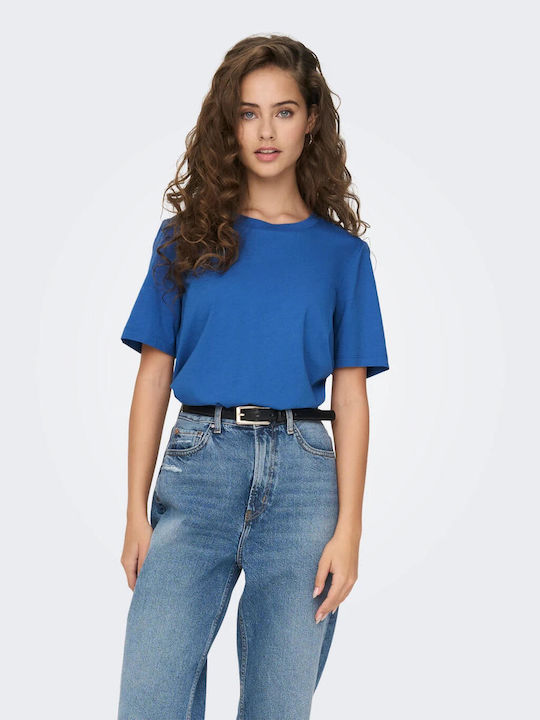 Only Women's T-shirt Blue