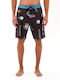 Men's Swimwear Shorts Off-Black with Patterns