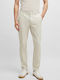 Kaito1 Παντελόνι Chino Ελαστικό σε Slim Εφαρμογή Light Beige