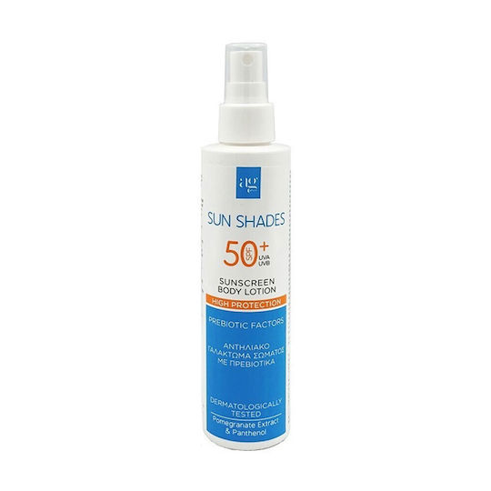 Ag Pharm Sun Shades Loțiune Antisolară Waterproof Pentru Corp SPF50 Spray 200ml