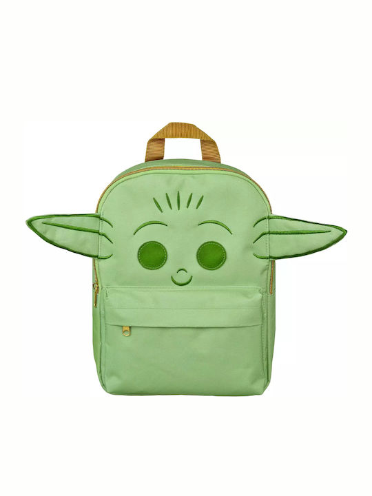 Gim Baby Yoda Σχολική Τσάντα Πλάτης Νηπιαγωγείου σε Πράσινο χρώμα