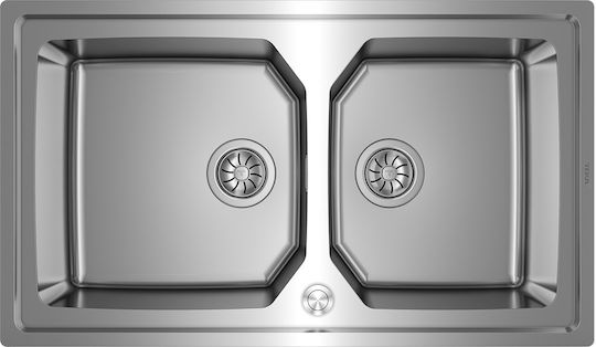 Teka Brooklyn 90 M-XP 2B Ένθετος Αριστερός Inox Σατινέ Μ86.4xΠ56.4cm Ασημί Teka Brooklyn 90 M-XP 2B Ένθετος Αριστερός Inox Σατινέ Μ86.4xΠ56.4cm Ασημί