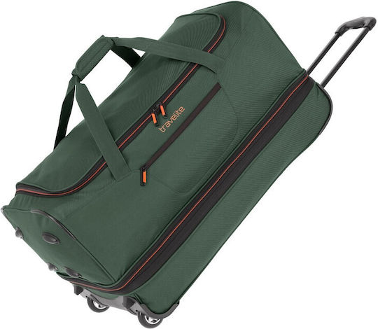 Travelite Basics Active Sack Voyage 86lt Green with Wheels Fabric L71xW35xH36cm