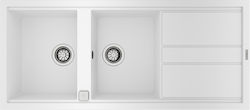 Teka Nova 80 B-TG 2B 1D Ένθετος 116x51cm Λευκός