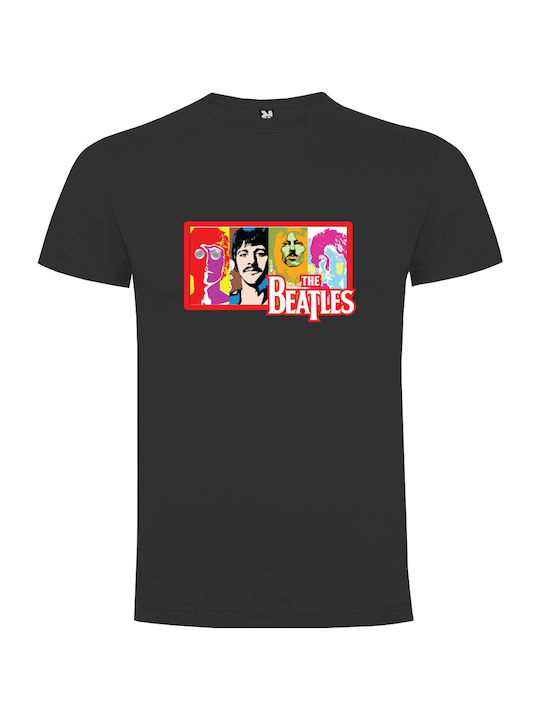 Tricou The Beatles Art negru