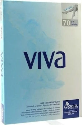 Cizeta Viva Καλσόν Διαβαθμισμένης Συμπίεσης 70 Den 12 mmHg 70 Den Fumo