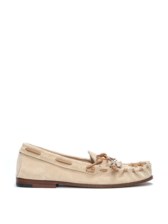 HENDERSON HANDCRAFTED MOCASINS - Beige SALINA/VANIGLIA