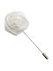 Petu brooch White Rose - 3011