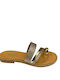 AVENTIS 1332 SANDALS FLAT FLIP FLOP GOLD