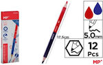 Pencil two-colour thick (jumbo) MP blue-red PE305-S