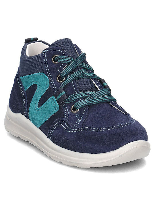 Kinderschuh Blau Superfit Mel Stone Kombi Grün Blau