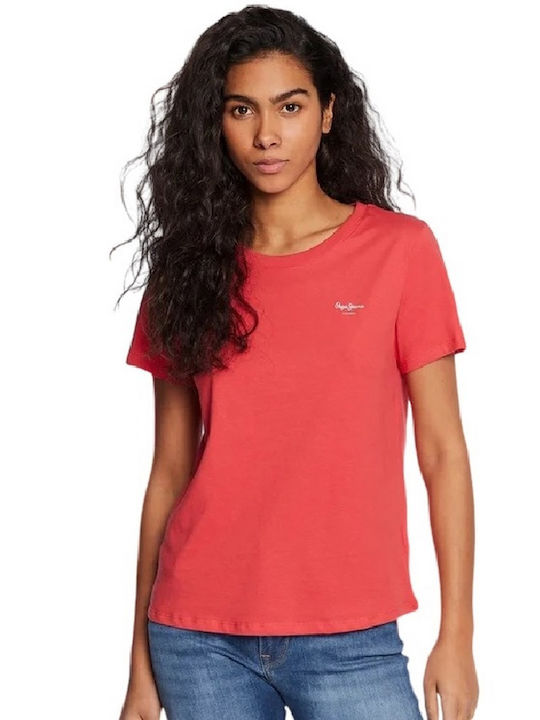 Pepe Jeans Wendy Γυναικείο T-shirt Κόκκινο