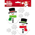 CHRISTMAS GEL STICKERS 13X17CM GN74