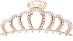 Hair Clip Claw Crown with Small Pearls