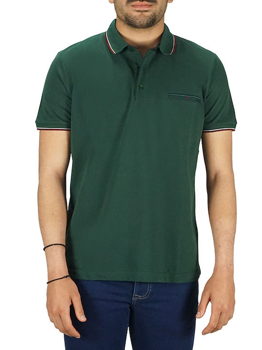Lexton Polo Bluză cu mânecă scurtă Verde