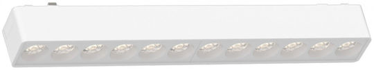 Inlight LED Kommerzielle Lineare Beleuchtung Decke 12W Dimmbar Warm- bis Kaltweiß IP20 M23xB2.4xH2.4cm