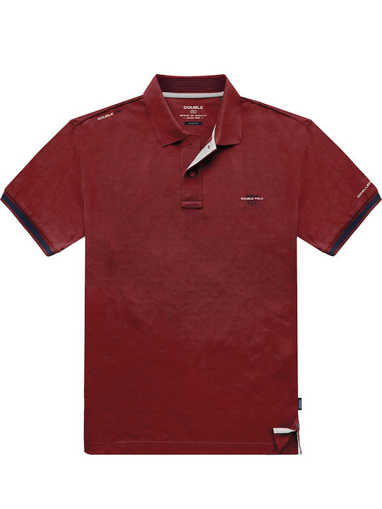 Double Men's Blouse Polo Red