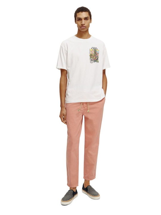 Scotch & Soda The Drift Pantaloni Flamingo