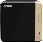 QNap TS-464-8G NAS Tower with 4 Number of Spit for M.2/SSD and 2 Ethernet Port