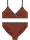 Calvin Klein Kids Swimwear Bikini Brown