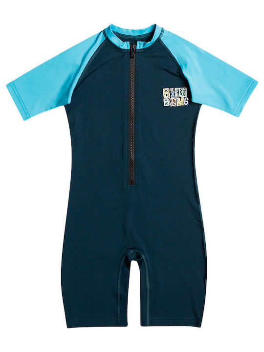 Billabong Blues Combi Toddler Kids Swimwear One-Piece Navy Blue