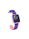 XO Kinder Smartwatch mit Kautschuk/Plastik Armband Rosa