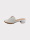 Papuci de damă alb Cod culoare G 52