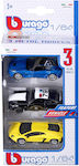 Bburago Car Set 1:64 for 4++ Years (Various Designs) 3pcs