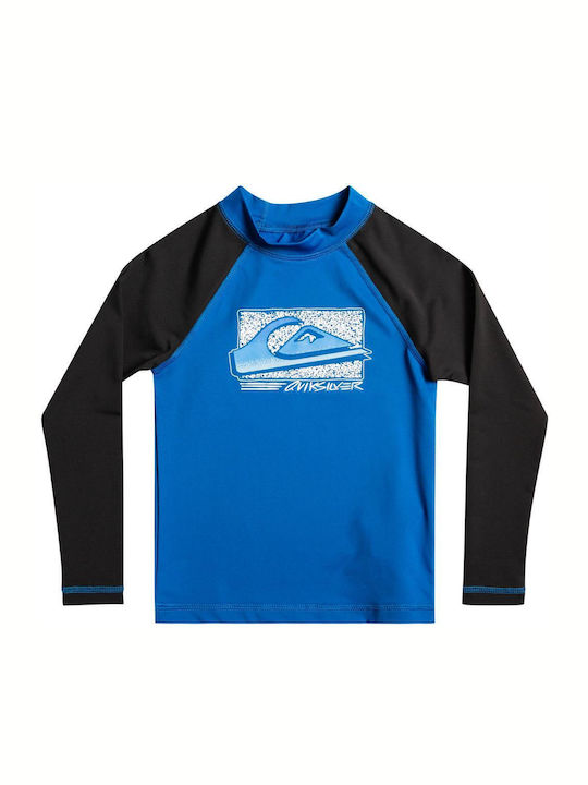 Quiksilver Next Gen Παιδικό Μαγιό Μπλούζα με Μακρύ Μανίκι Μπλε