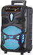 Karaoke Speaker with Wired Microphone and Lighting Effects GZ-P55 GZ-P55 Black