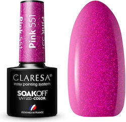 Claresa 551 Gel Nail Polish Pink 551 5ml