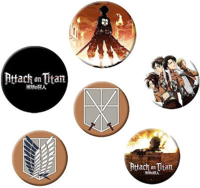 Abysse Attack On Titan Badge Pack