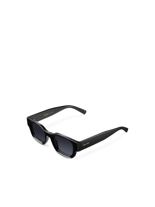 Meller Gamal Sunglasses with All Black Plastic Frame and Black Polarized Lens GM-TUTCAR