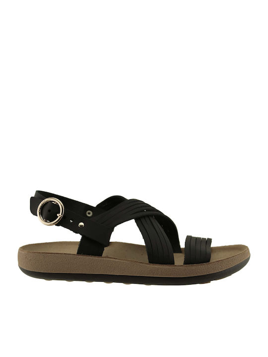 Fantasy Sandals Linda Δερμάτινα Γυναικεία Ανατο...