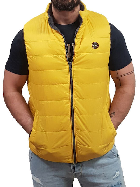 Brokers Jeans Sleeveless Jacket Puffer Dark Gre...