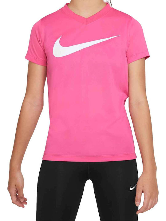 Kinder-T-Shirt Dri-Fit Rosa