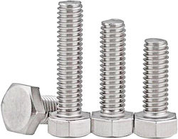 Helix Metal Screw Hexagon with Diameter M6 and Length 25mm 100pcs